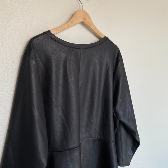 Lane Bryant Asymmetrical Peplum Top Women's size 26-28 NWT - Picture 5 of 11